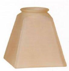61925 Champagne Square Gas Shade pendant-lamp-shades Adrianas Specialty Lamp Shades