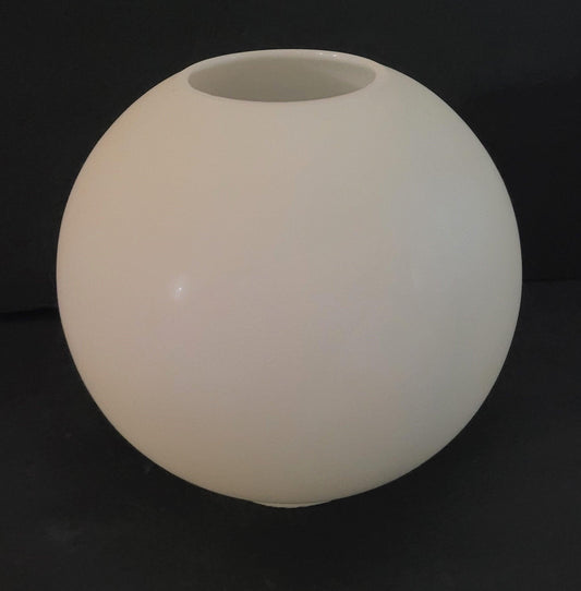 62328 Satin Cream Eight Inch Ball Glass Lamp Shade lamp-globes Adrianas Specialty Lamp Shades