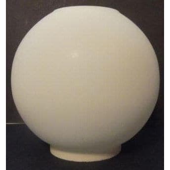 62328 Satin Cream Ten Inch Ball Glass Lamp Shade - Adrianas Specialty Lamp Shades