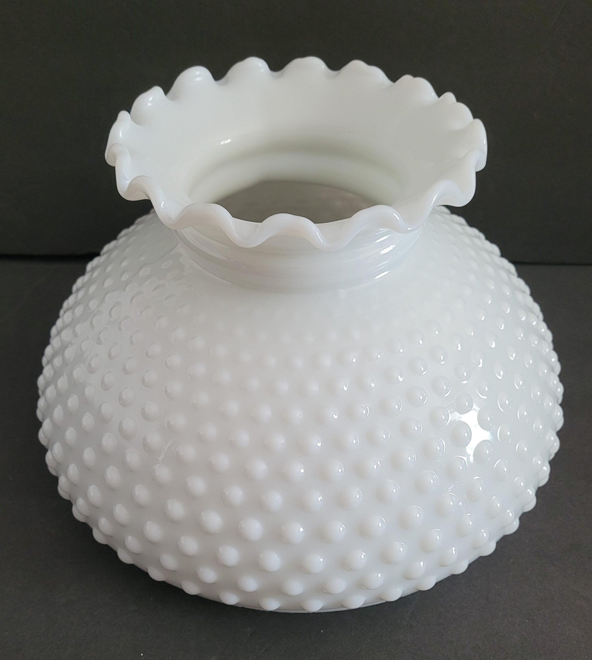 62568 Crimp Top Opal Hobnail Lamp Shades 10-student-lamp-shades Adrianas Specialty Lamp Shades