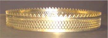 64393 Ten Inch Lacquered And Polished Filigree Holder 10-student-lamp-shades Adrianas Specialty Lamp Shades
