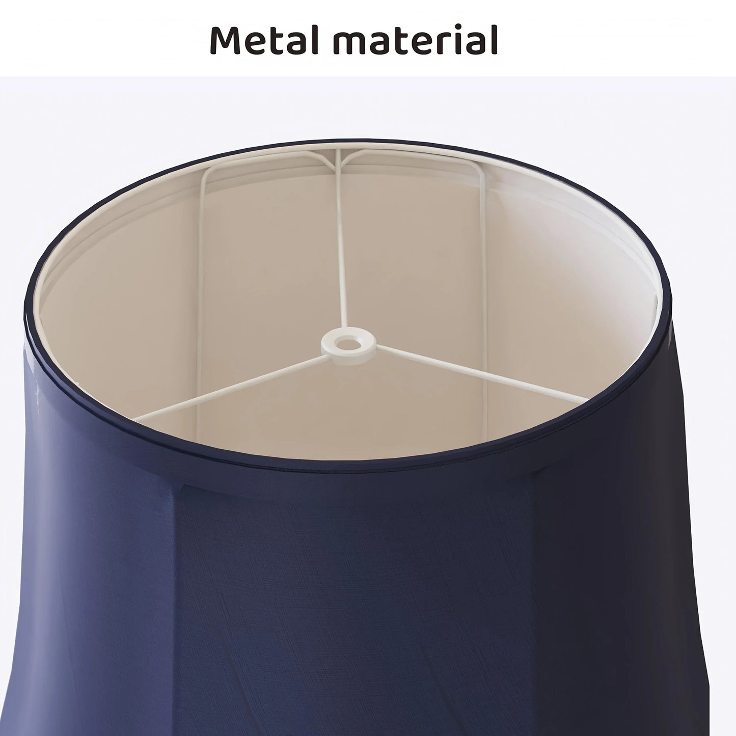 Double Royal Style Foldable Medium Lamp Shade Set of 2