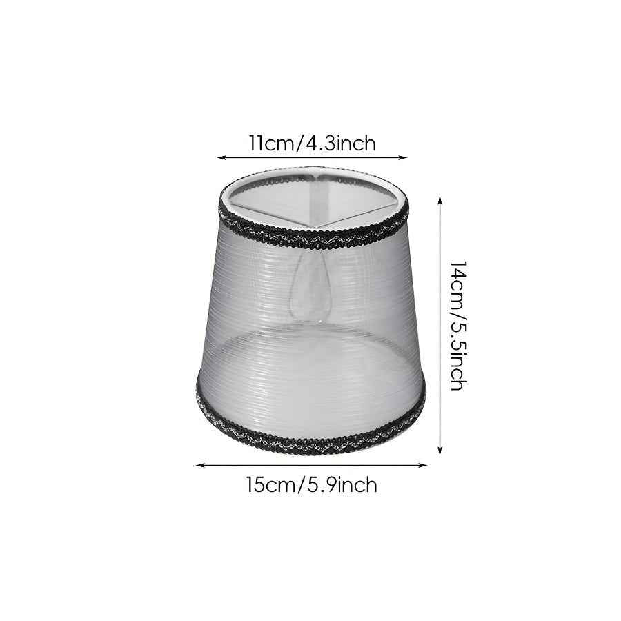 Modern and stylish fabric lampshade, E14 bulb clip bubble lampshade, easy installation, multiple colors available, suitable for bedside lamps, table lamps, floor lamps, wall lights, can be used in living rooms, bedrooms, stud