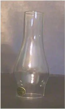 66111 Clear Glass Lamp Chimney – 3½" Height, 1⅛" Fitter - Adrianas Specialty Lamp Shades
