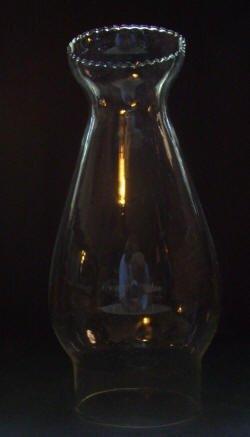 66174 Clear Crimp Top Lotus Chimney lamp-chimneys Adrianas Specialty Lamp Shades