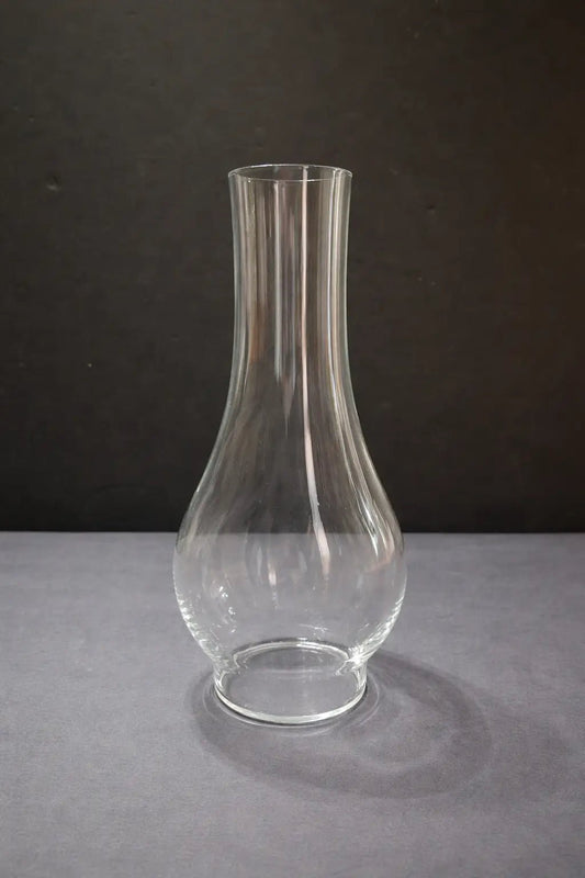 66190 Clear Glass Lamp Chimney – 6½" Height, 2⅛" Fitter, 2¾" Bulge - Adrianas Specialty Lamp Shades