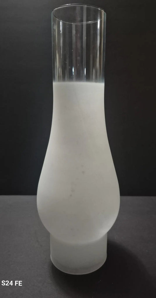 66214 Frosted - 10 Inch Chimney x 2 5/8 - Adrianas Specialty Lamp Shades