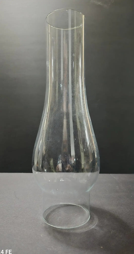 66215 Clear Glass Lamp Chimney – 10" Height, 2⅝" Fitter, 3⅝" Bulge - Adrianas Specialty Lamp Shades