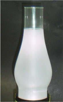 66251 Frosted Glass Chimney lamp-chimneys Adrianas Specialty Lamp Shades