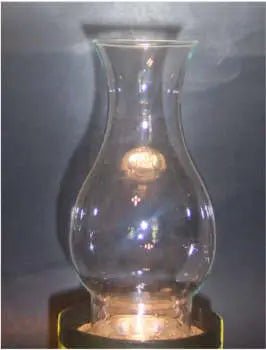 66311 Clear Glass Lamp Chimney – 8½" Height - Adrianas Specialty Lamp Shades