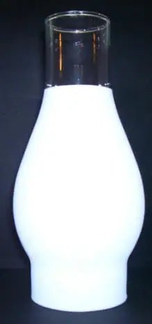 66319 Frosted Glass Lamp Chimney – 8½" Height, 3" Fitter - Adrianas Specialty Lamp Shades