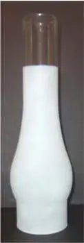 66330 Frost Chimney Lamp Shade – 12" Height, 3" Fitter - Adrianas Specialty Lamp Shades