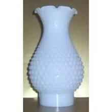 66412 White Hobnail Chimney - Adrianas Specialty Lamp Shades