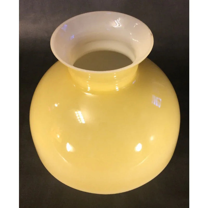 New 10and034; Opal Glass Student Lamp Shade