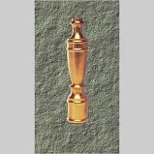 69253 Solid Brass Finial - Specialty Shades