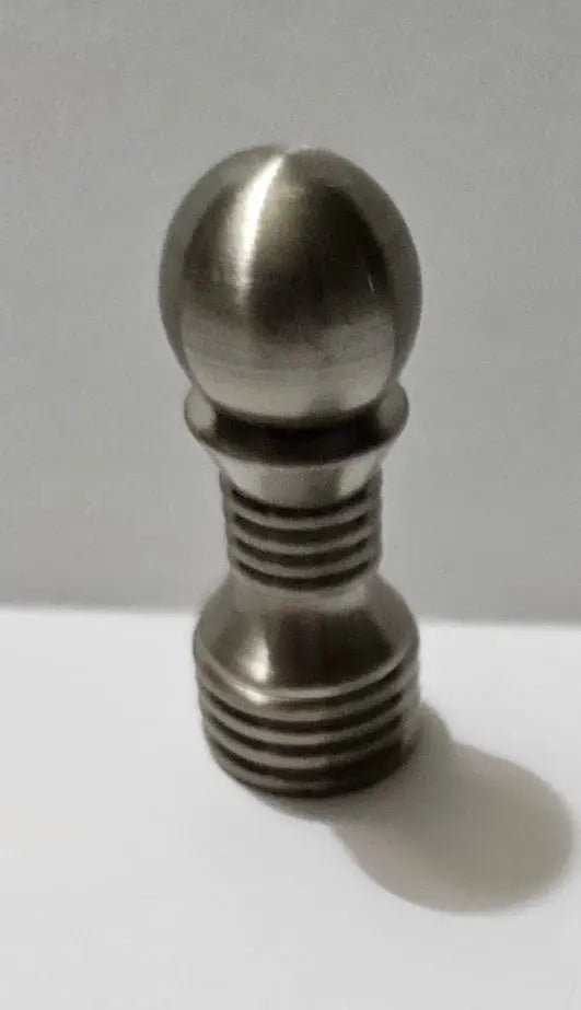 69267 Satin Finish Nickel Plated Finial - Adrianas Specialty Lamp Shades