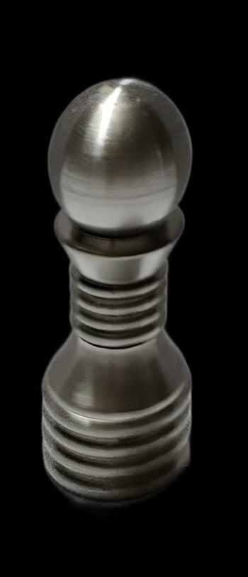 69267 Satin Finish Nickel Plated Finial lamp-finials Adrianas Specialty Lamp Shades