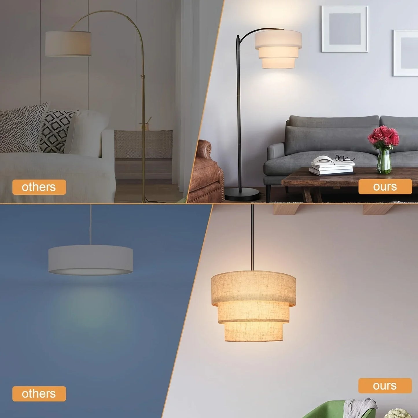 3-Layer Modern Pendant Light Cover