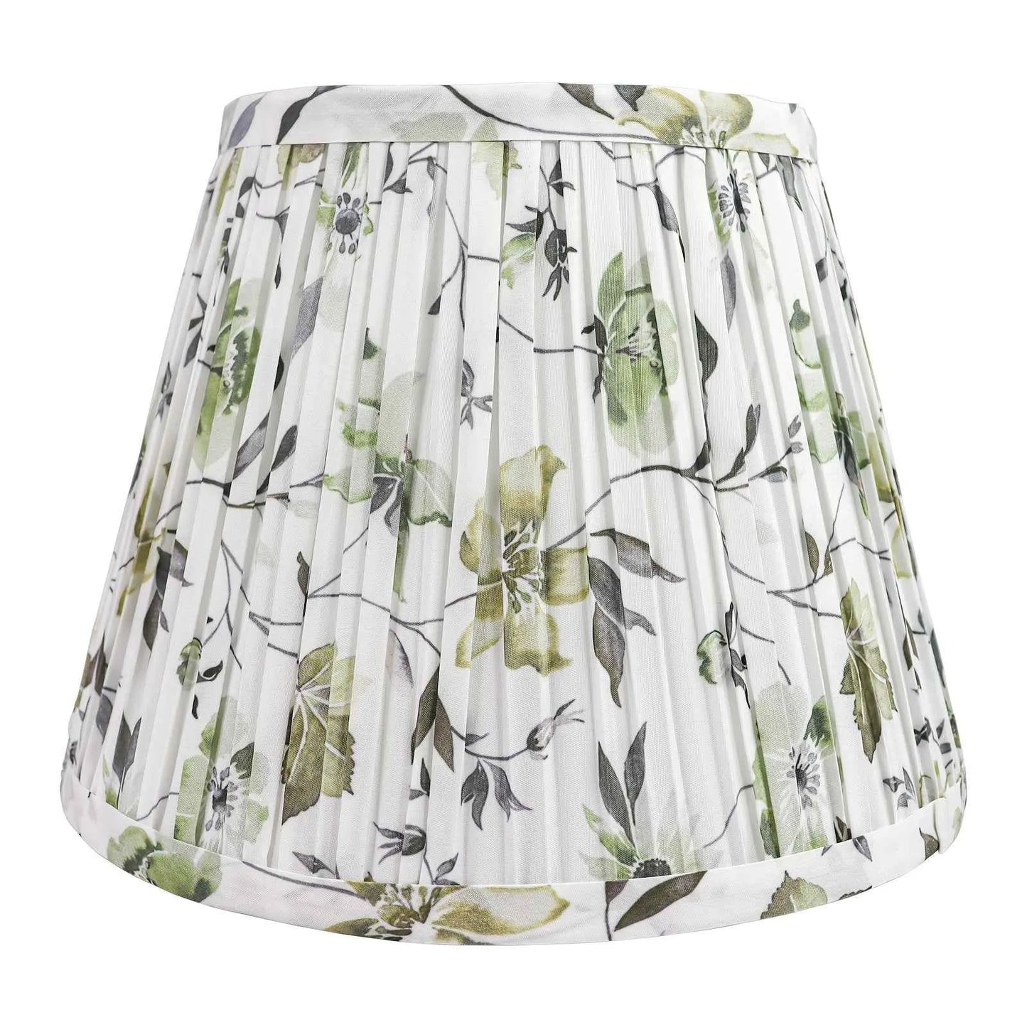 Chic Print Fabric Lamp Shade 6x10x7.5" - Satin Finish, Clock-Shaped Design for Table, Floor & Pendant Lights