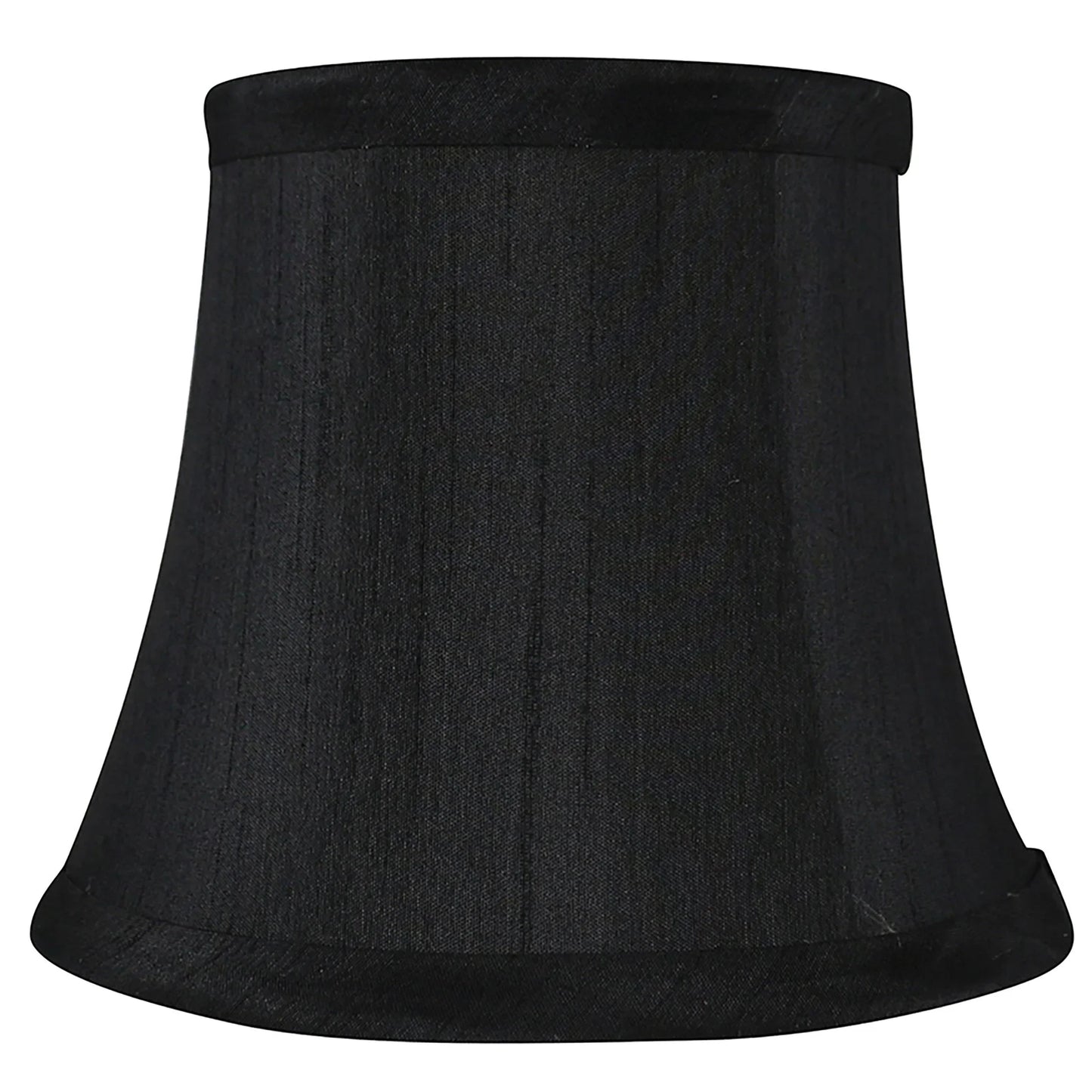 Meriville Faux Silk Clip On Chandelier Lamp Shades, 4-inch by 6-inch by 5-inch, Bell shape