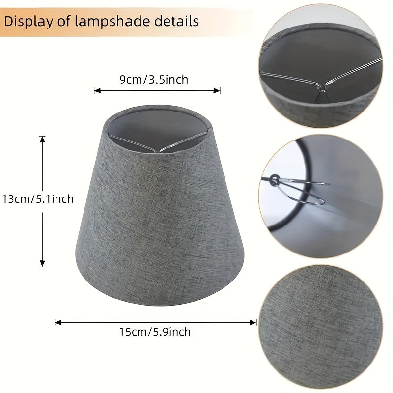 6pcs Neutral Chandelier Lamp Shades