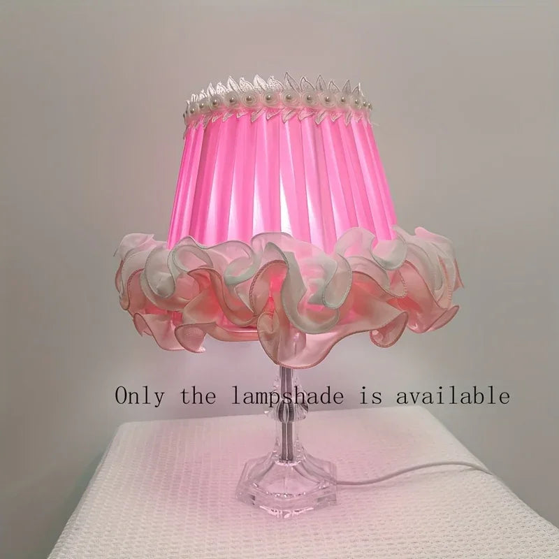 Warm Romantic Lace Rose Pattern Lampshade