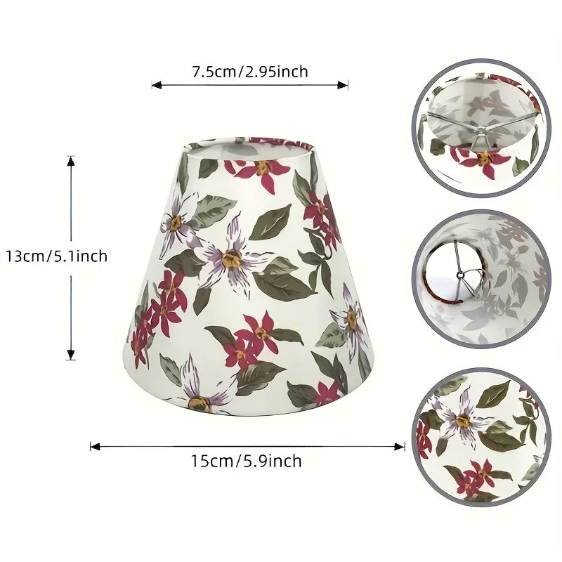 3/6pcs Modern Fabric & Metal Ceiling Fixture with Soft Glow Lampshade