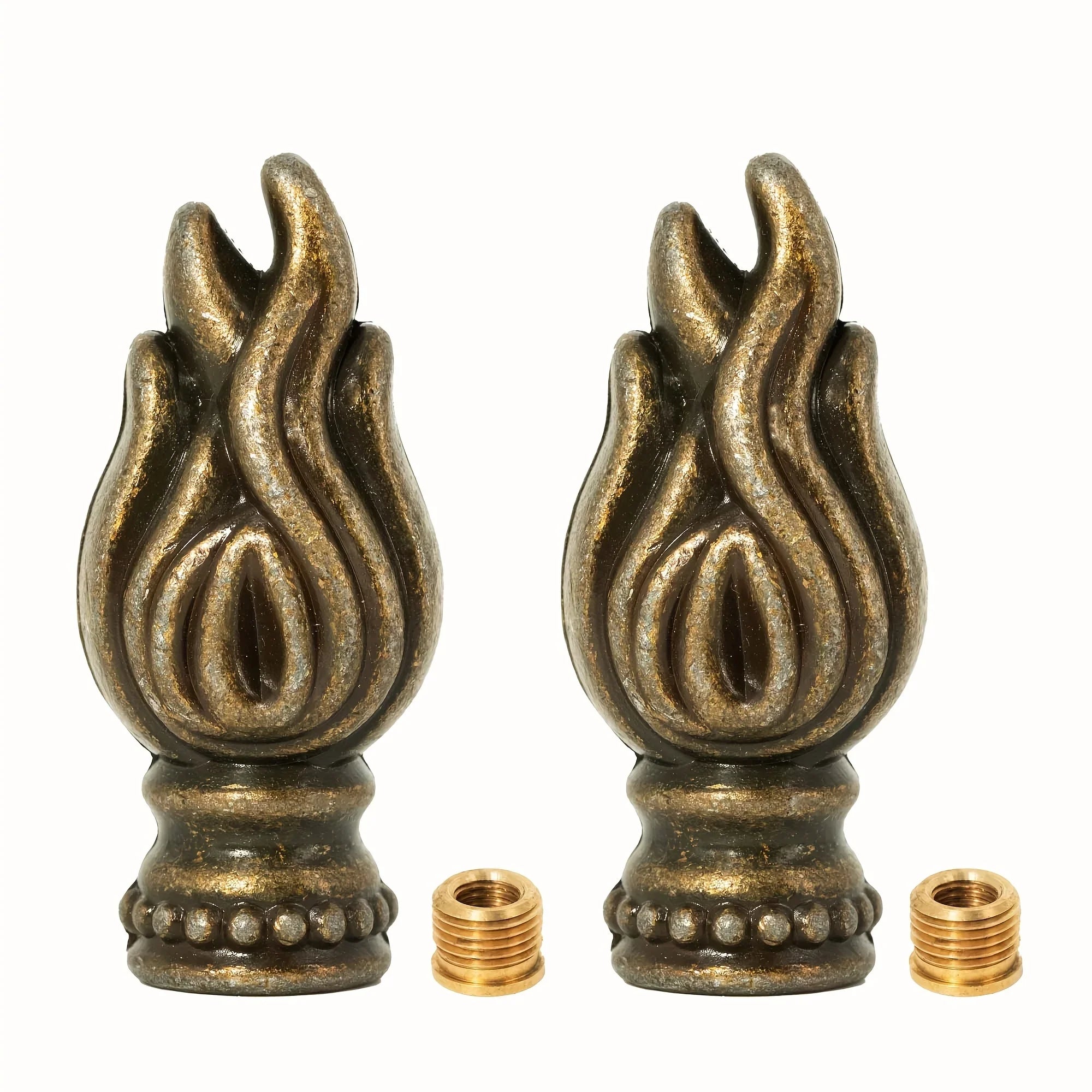 Brass Lamp Finial Cap Knob Retro Lamp Finial