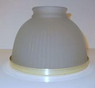 81091 Frosted Hollophane Pendant - Adrianas Specialty Lamp Shades