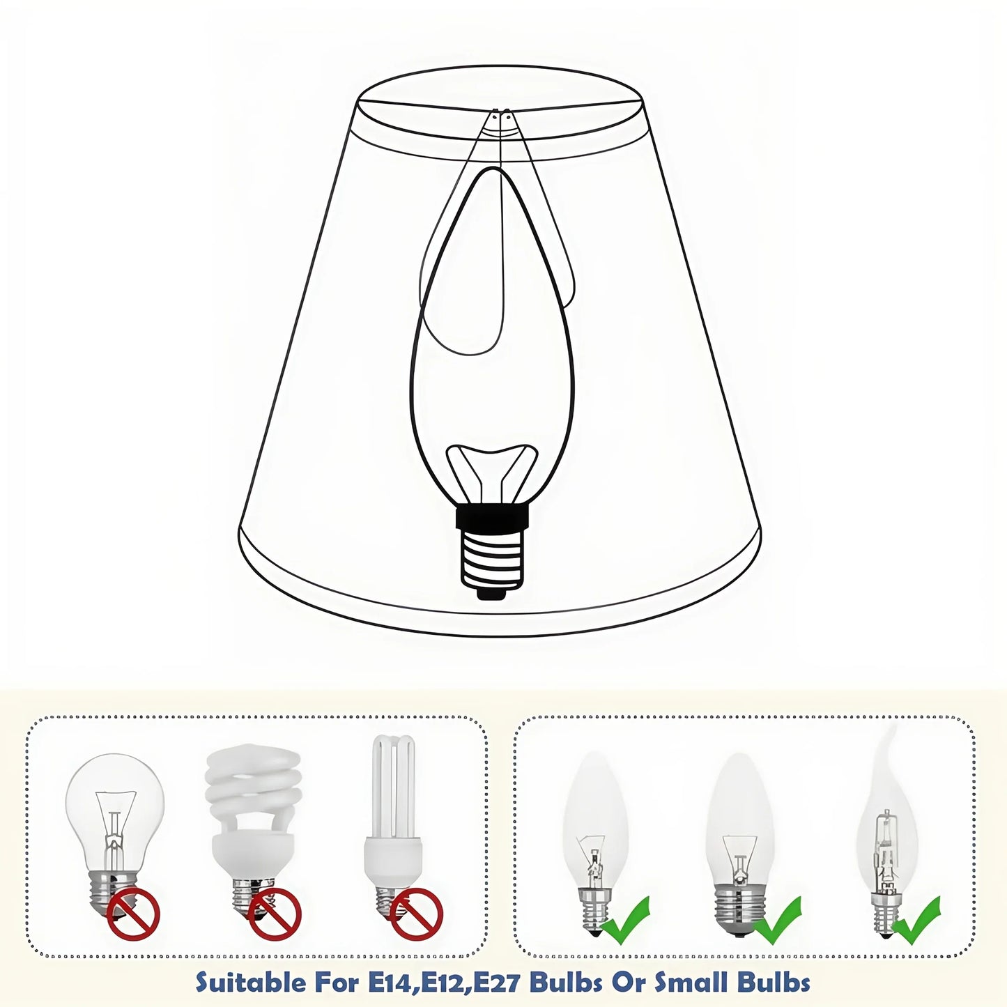 3/6pcs Modern Fabric & Metal Ceiling Fixture with Soft Glow Lampshade