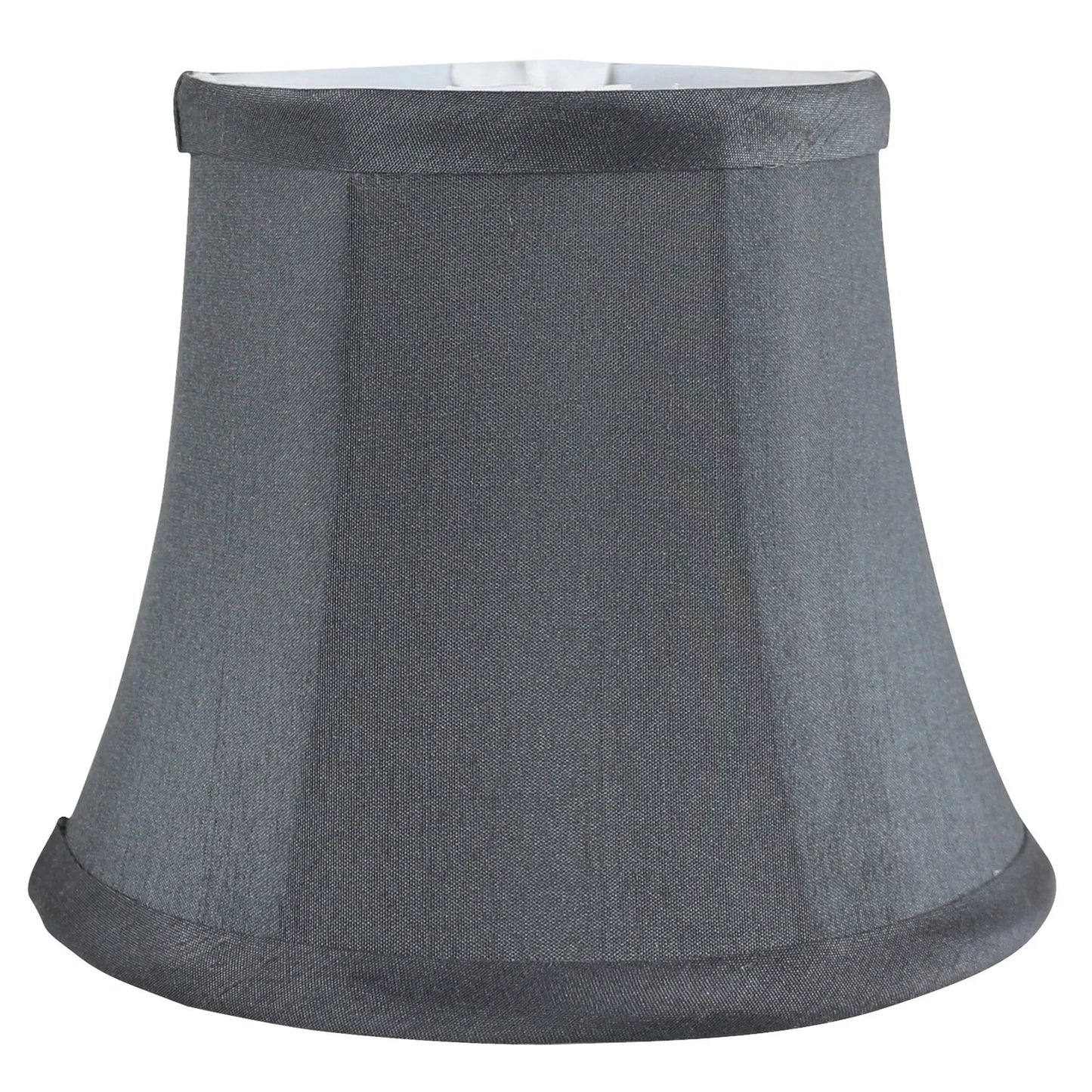 Meriville Faux Silk Clip On Chandelier Lamp Shades, 4-inch by 6-inch by 5-inch, Bell shape