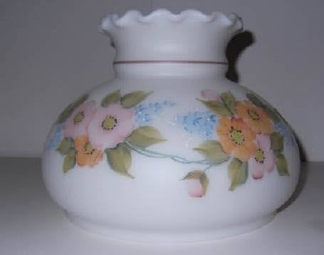 32054 Peachy Pink Floral Student Lamp Shades - Adrianas Specialty Lamp Shades