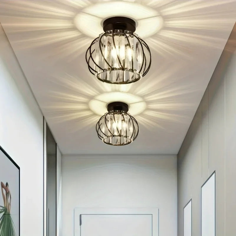 1pc Crystal Black Pendant Lamp Shade