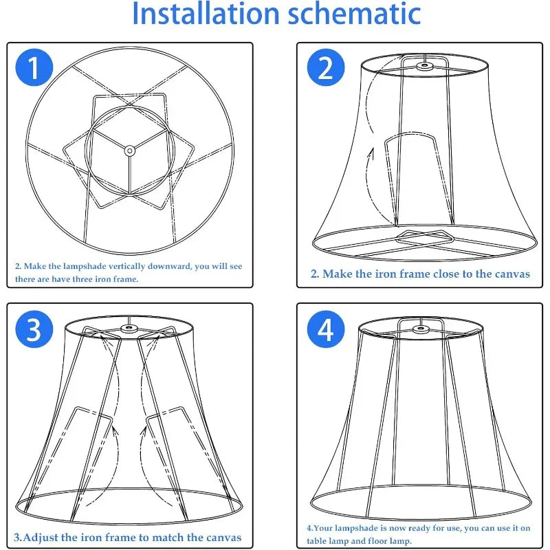Large Drum Lamp Shade