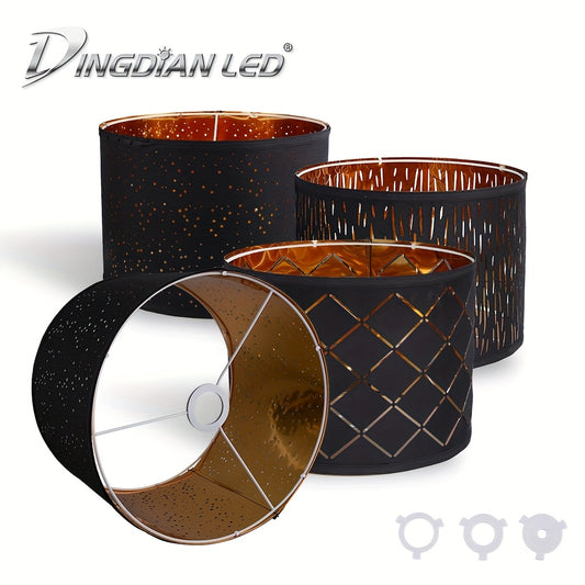 1pc Fabric Lampshade, Universal Replacement Lampshade, Classic Modern Style, Table Lamp Shade, Floor Lamp Shade, Chandelier Shade, Wall Lamp Shade, Suitable for Bedroom, Living Room, Home Decor, Office Decor, Holiday Decor - Adrianas Specialty Lamp Shades