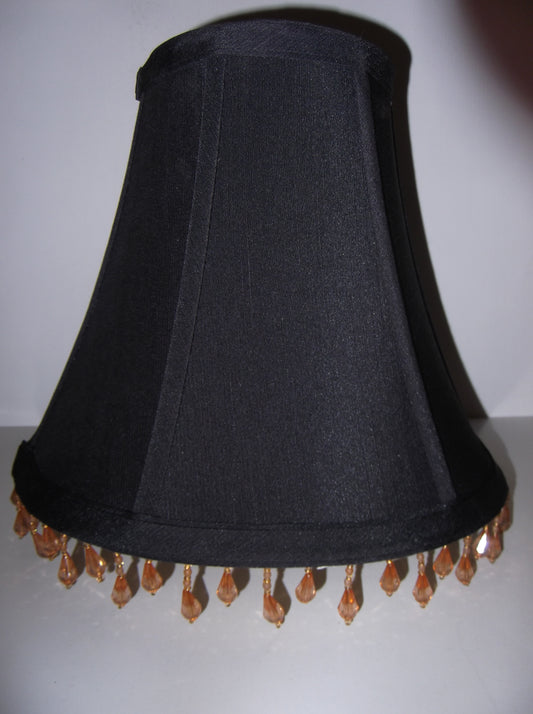 20421 Black Silk Bell - Adrianas Specialty Lamp Shades