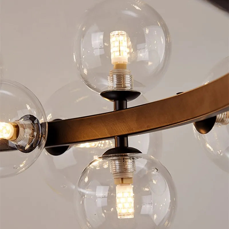 G9 Clear  Glass Lamp Shade Diameter 3, 4, 5, 6, 8  Inches Globe 3/4 inch Fitter Opening Replacement Lampshade for Lusture Pendant Light glass - Adrianas Specialty Lamp Shades