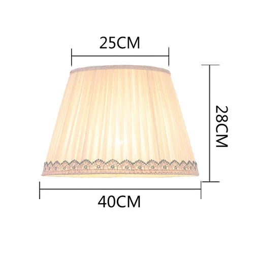 Table Lamp Lampshade Cover Folding Fabric