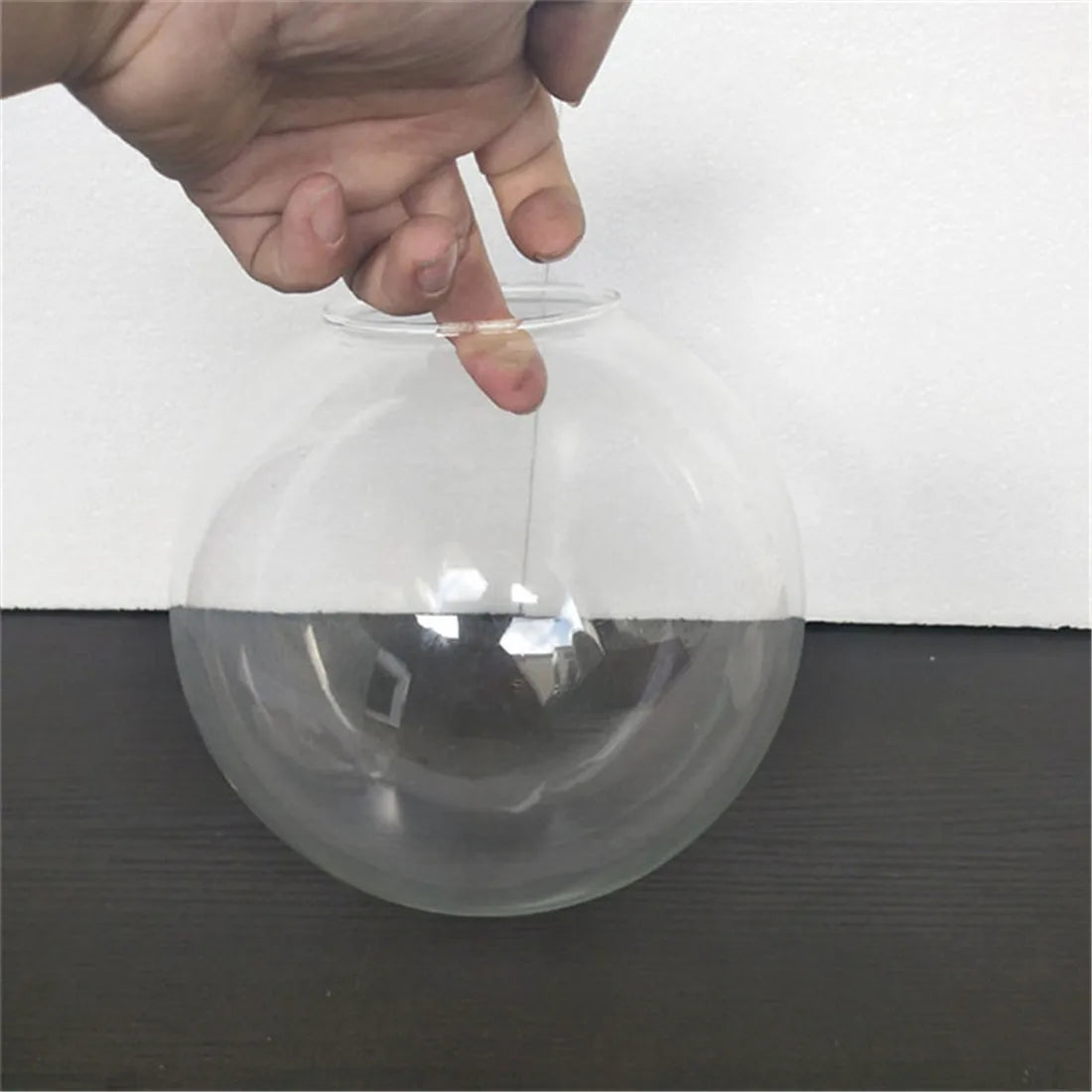 Clear Globe Glass Lamp Shade Transparent Lampshades Fitting Lamp D13cm D15cm D20cm D25cm Round Light Cover Replacement for DIY - Adrianas Specialty Lamp Shades