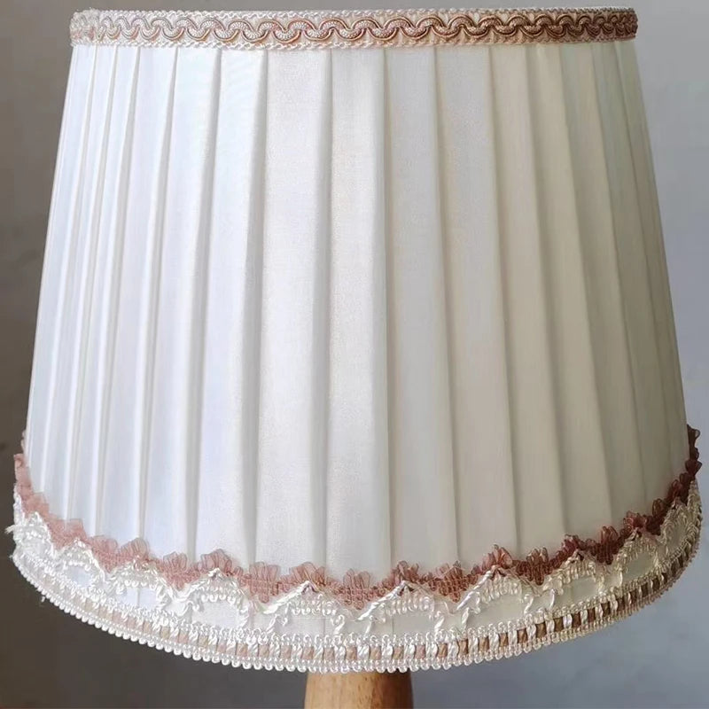 TUDA Lace Edge Lamp Cover Lampshades For Table Lamp Desk Lamp 12 inches E27 - Adrianas Specialty Lamp Shades