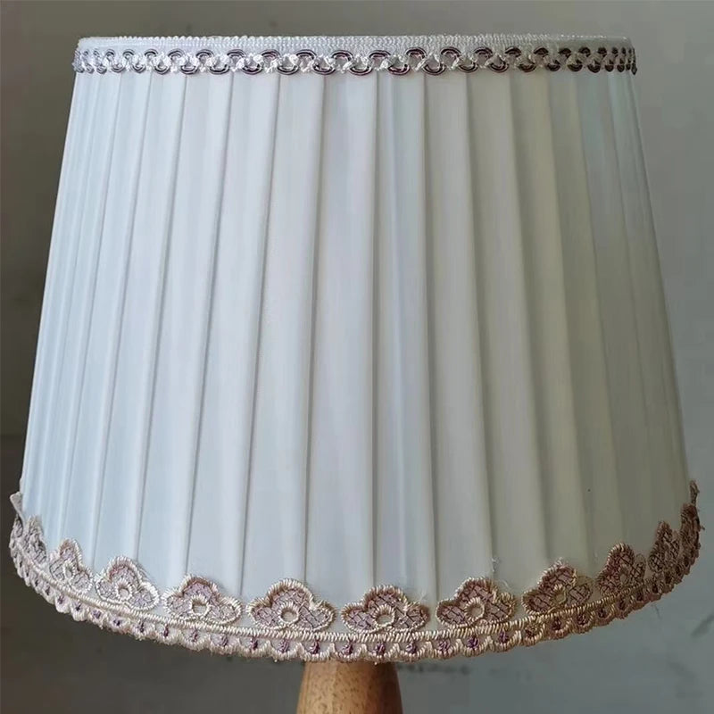TUDA Lace Edge Lamp Cover Lampshades For Table Lamp Desk Lamp 12 inches E27 - Adrianas Specialty Lamp Shades