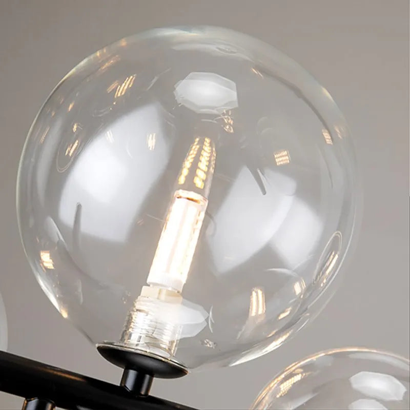 G9 Clear  Glass Lamp Shade Diameter 3, 4, 5, 6, 8  Inches Globe 3/4 inch Fitter Opening Replacement Lampshade for Lusture Pendant Light glass - Adrianas Specialty Lamp Shades
