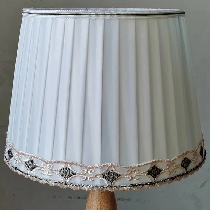 TUDA Lace Edge Lamp Cover Lampshades For Table Lamp Desk Lamp 12 inches E27 - Adrianas Specialty Lamp Shades