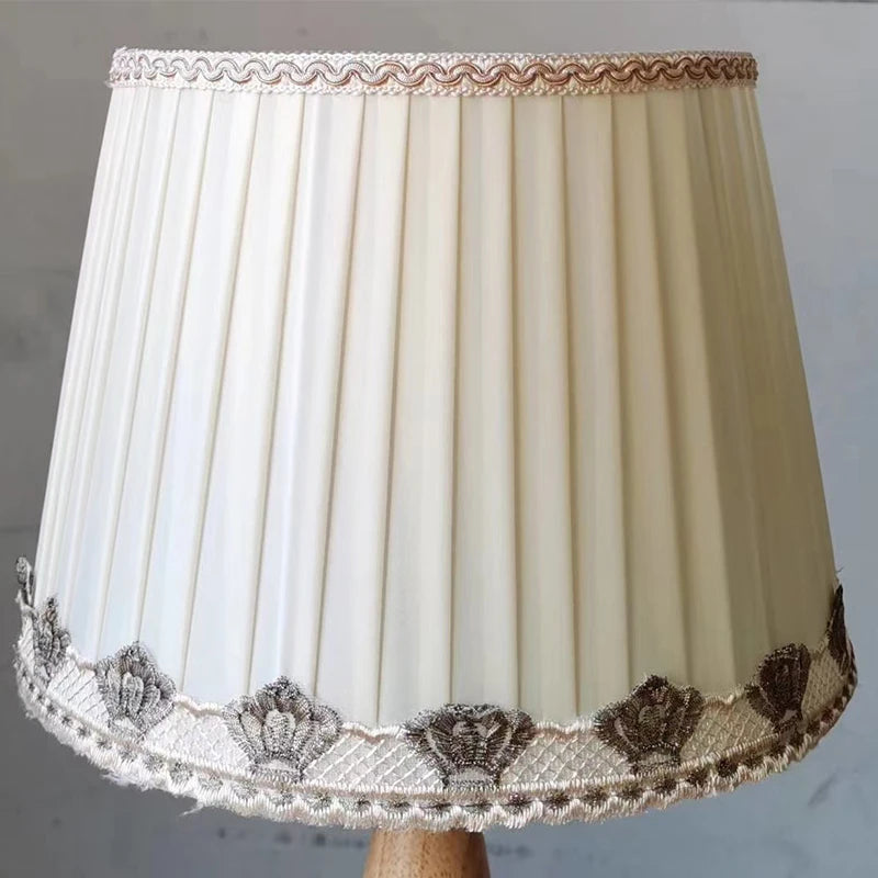 TUDA Lace Edge Lamp Cover Lampshades For Table Lamp Desk Lamp 12 inches E27 - Adrianas Specialty Lamp Shades