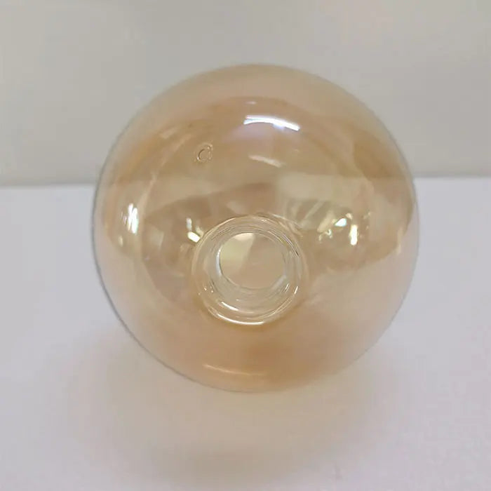 D12cm D15cm G9 Glass Shade Replacement for Screw Thread Socket Amber Cognac Green Blue Grey Globe Glass Screw Cover Accessory - Adrianas Specialty Lamp Shades