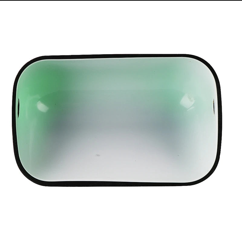 Green color GLASS BANKER LAMP COVER/Bankers Lamp Glass Shade lampshade - Adrianas Specialty Lamp Shades