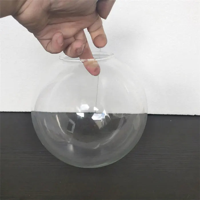 Clear Globe Glass Lamp Shade Transparent Lampshades Fitting Lamp D13cm D15cm D20cm D25cm Round Light Cover Replacement for DIY - Adrianas Specialty Lamp Shades