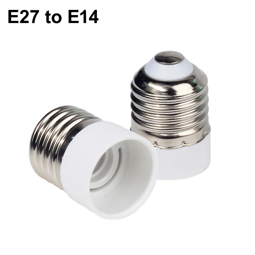 1PCS E27 Male to E14 G9 E12 B22 G4 MR16 GU10 E40 Female Lamp Base Lamp Holder Converter Socket Adapter For LED Corn Bulb light - Adrianas Specialty Lamp Shades