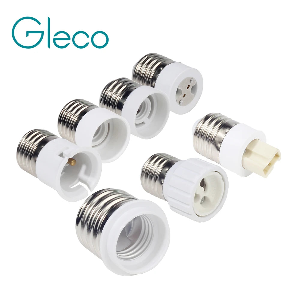 1PCS E27 Male to E14 G9 E12 B22 G4 MR16 GU10 E40 Female Lamp Base Lamp Holder Converter Socket Adapter For LED Corn Bulb light - Adrianas Specialty Lamp Shades
