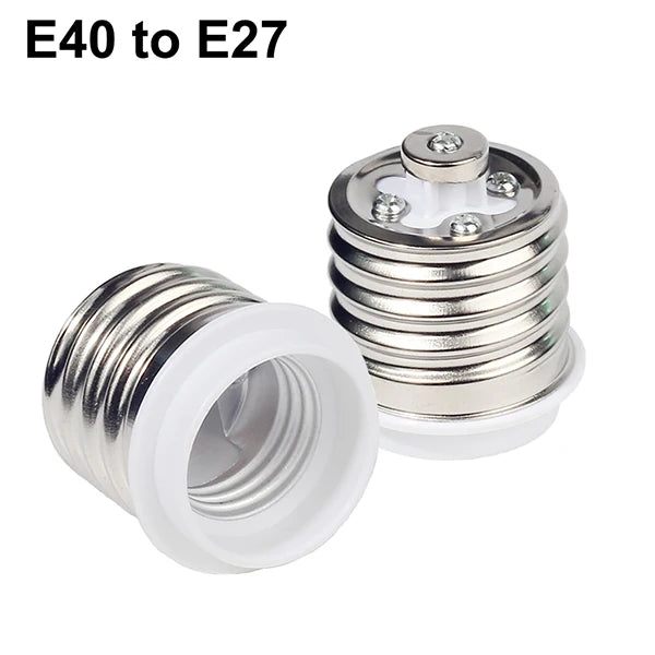 1PCS E27 Male to E14 G9 E12 B22 G4 MR16 GU10 E40 Female Lamp Base Lamp Holder Converter Socket Adapter For LED Corn Bulb light - Adrianas Specialty Lamp Shades